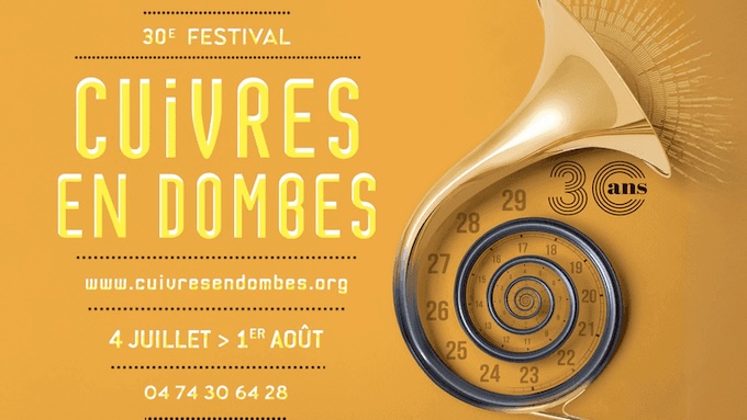 Festival Cuivres en Dombes // 30 ans en 2026 ! Du 4 juillet au 1er août 2026