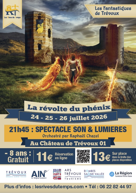 Les Fantastiques de Trévoux (01) : « La révolte du Phénix ». Du 24 au 26 juillet 2026
