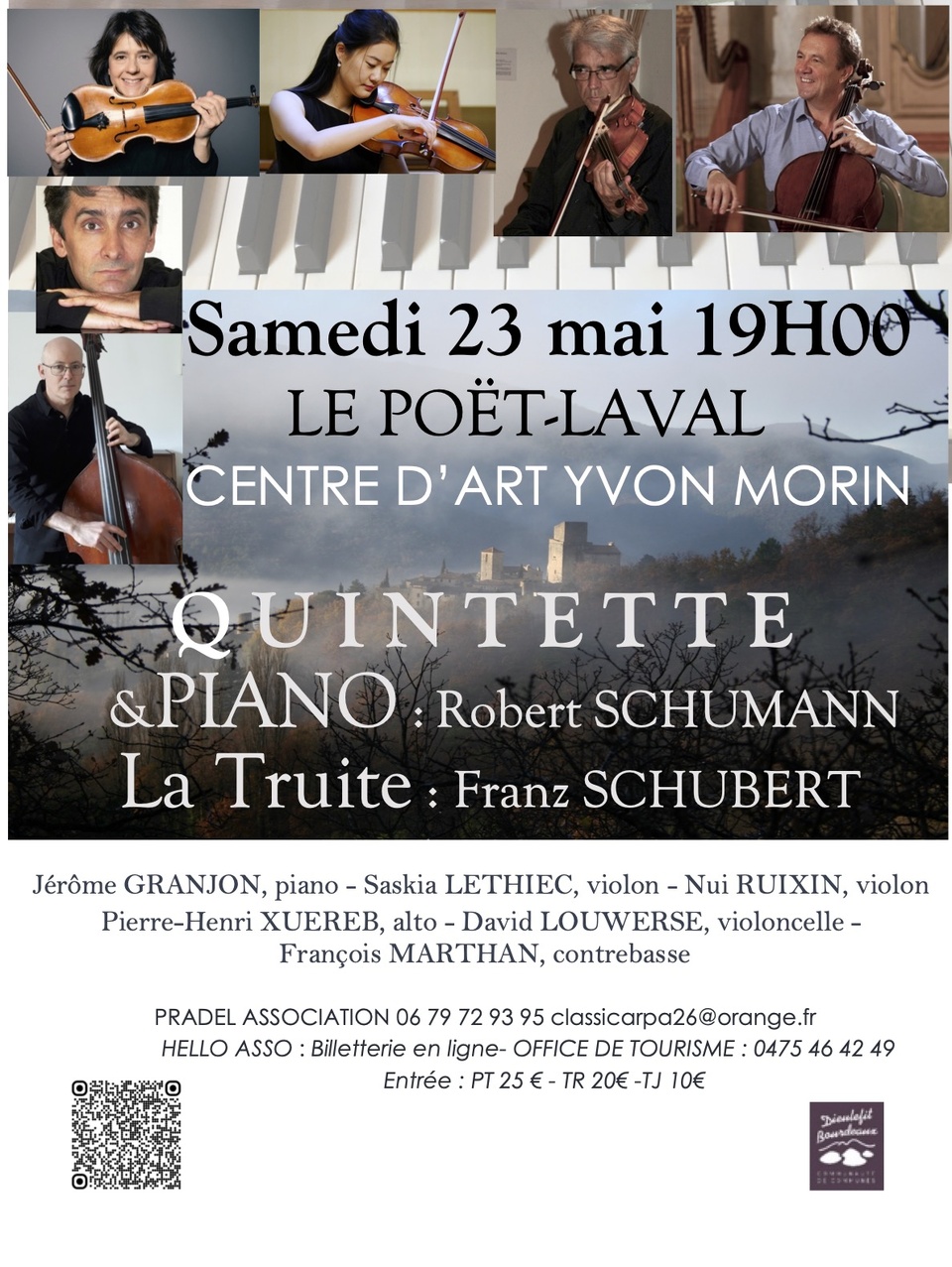 Le Poët-Laval (26), Centre d'Art Yvon Morin : Grand Concert de la Pentecôte, 23 mai 2026 à 19h