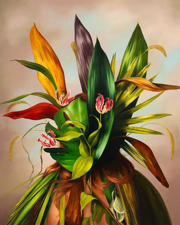 Ewa Juszkiewicz. Gloriosa  2025.  Oil on canvas, 200 x 160 cm.  Private collection  © Ewa Juszkiewicz