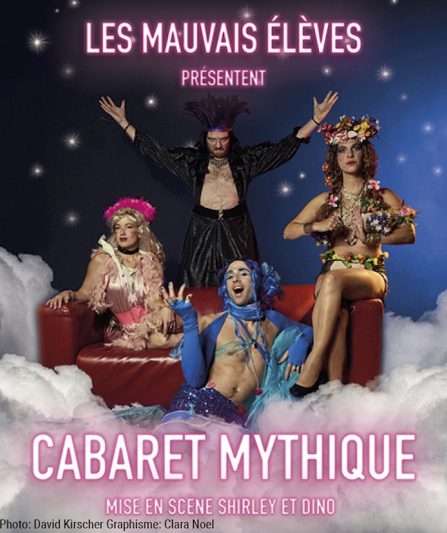 Festival Off Avignon : Petit Louvre – Chapelle des Templiers : « Cabaret mythique », mise en scène Shirley et Dino. Tous les jours sauf le jeudi à 13h45