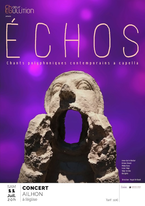 Ailhon (07), église  : Chœur Ébullition - Chants contemporains polyphoniques a capella, le 5 juillet 2026 à 20h