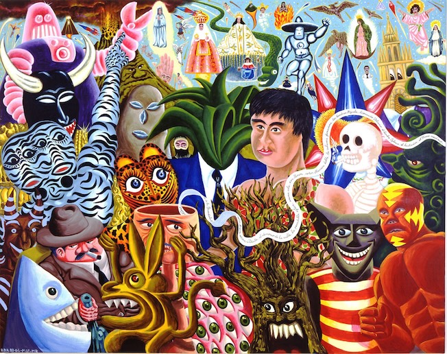 Hervé Di Rosa, Despedida de la Muñeca, 2003-2004. Acrylique sur toile 200 x 250 cm © Adagp Paris 2026