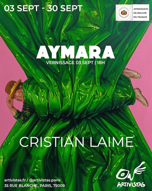 Paris, galerie Artivistas : Cristian Laime, « Aymara ». Expo du 3 au 30/09/26