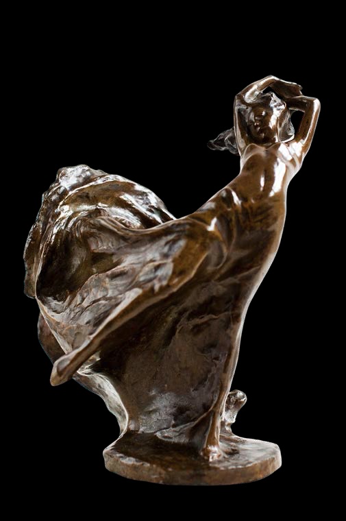 Bernhard Hoetger, La Tempête, vers 1901, bronze © Brême, musée Paula Modersohn-Becker, photo : Freiraum Fotografie