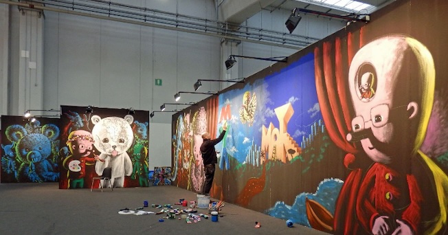 Patrick Moya : Live Painting – Reggio Emilia – 2015