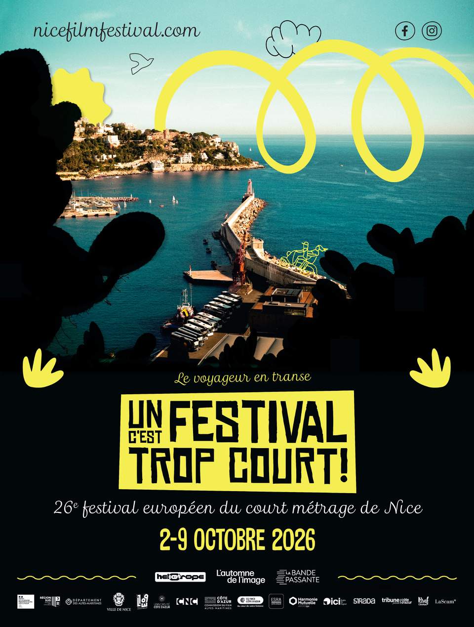 Nice. « Un Festival C'est Trop Court ! » Édition 2026 - 02-09 octobre