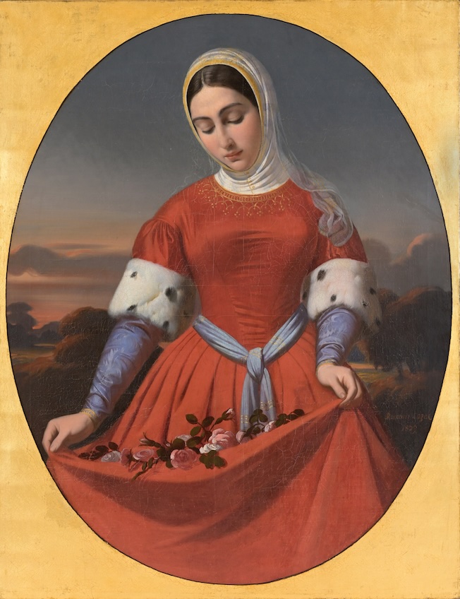 Romain Cazes, Sainte Elisabeth de Hongrie, 1839. Huile sur toile. Musée Ingres Bourdelle