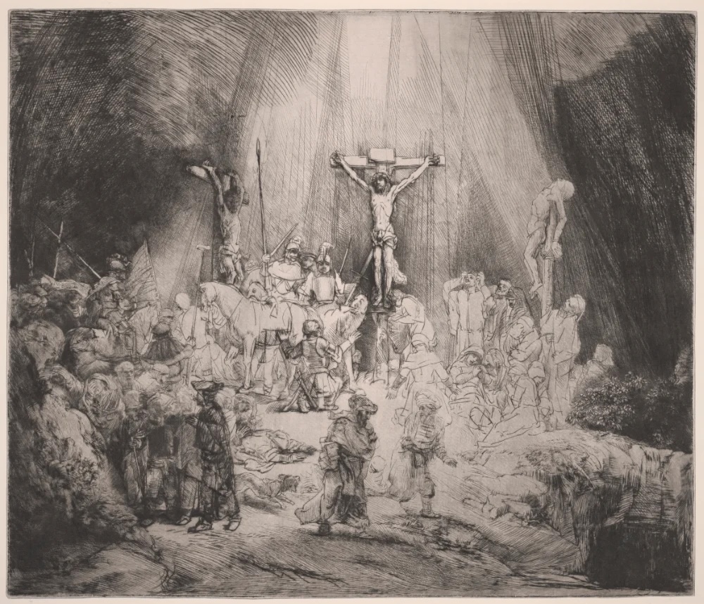 Rembrandt, Las tres cruces, 1653 © The Trustees of the British Museum