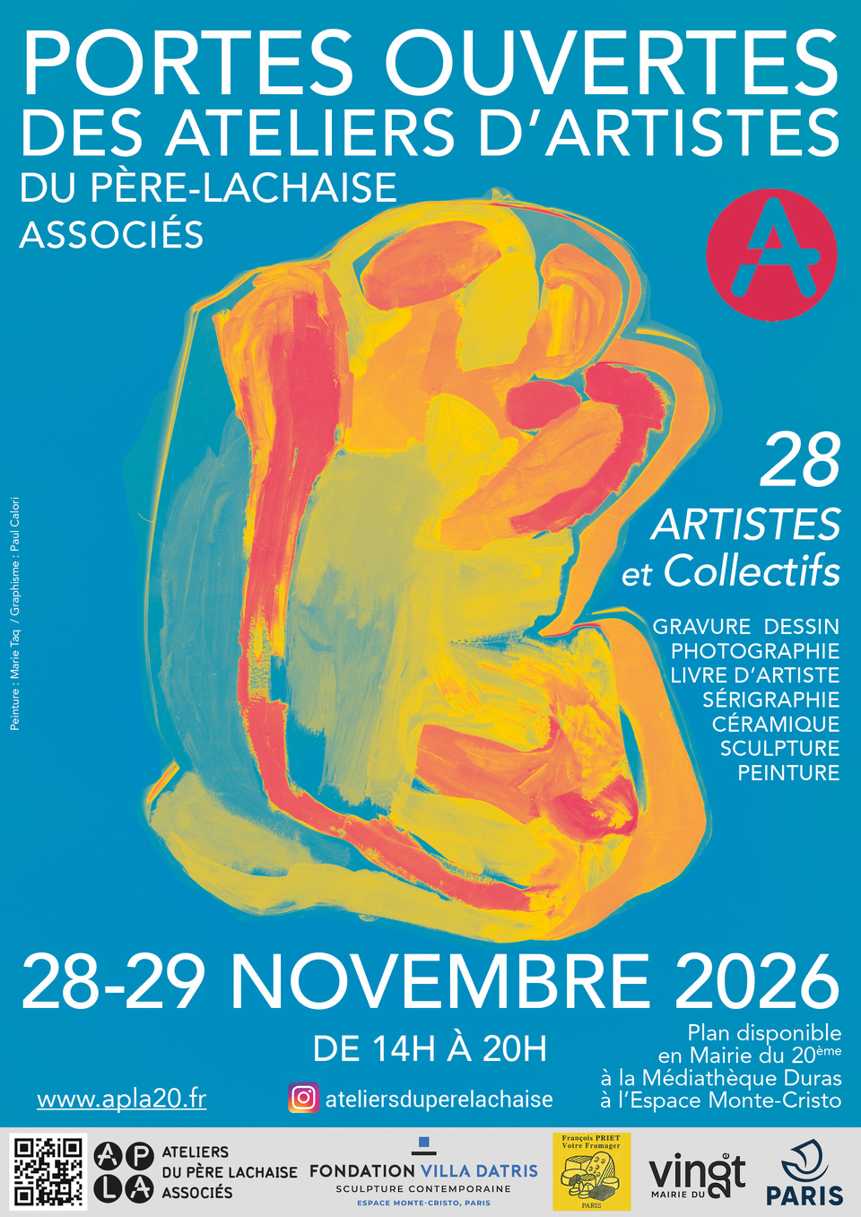Paris. Les 28 et 29 novembre, découverte des artistes plasticiens du Père Lachaise Associés