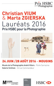 Christian Vium et Marta Zgierska: lauréats du Prix HSBC pour la photographie 2016 du 24 juin au 28 août 2016