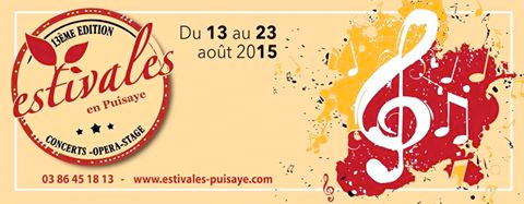 14ème édition des Estivales en Puisaye ! du 19 au 28 août 2016 14ème édition des Estivales en Puisaye ! du 19 au 28 août 2016