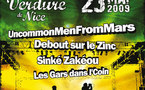 23 mai, 6e Polytech Festival au Théâtre de Verdure de Nice avec UncommonMenFromMars, Debout sur le Zinc, Sinké Zakéou, Les Gars dans le Coin au théâtre de verdure à Nice