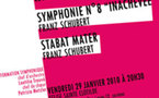 29 et 31 janvier, a Symphonie « Inachevée » de Schubert par les Chœurs et Orchestres des Grandes Ecoles (COGE) à l'Église Sainte Clotilde de Paris