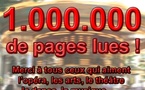 1.000.000 de pages lues sur le site arts-spectacles.com !