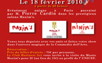18 février. Soirée costumée chez Maxim's le Jeudi 18 Fevrier 2010 à partir de 20h00
