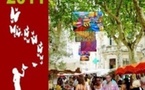 Les Papillons de Carpentras 2011, exposition aérienne de peinture, 25 juin au 31 août