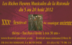 XXXe Festival de musique ancienne à Simiane la Rotonde, du 5 au 20 août 2012