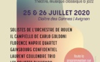 À situation exceptionnelle, spectacles exceptionnels ! Théâtre, musique classique &amp; jazz. Cloître des Carmes, Avignon