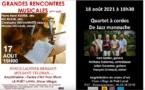 Le Poët-Laval (26) Centre d'art Yvon Morin : les concerts du 17 août et du 18 août 2021