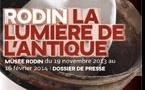 Exposition Rodin, la lumière de l’antique, musée rodin, Paris, du 19 novembre au 16 février 2014