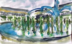 Fabrice Hyber fête les 30 ans de l’Homme de Bessines au Palais-Royal, Paris avec le CMN (Centre des Monuments Nationaux) du 4 avril au 30 mai 2022