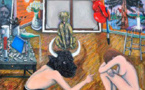 Eric Corne, Ton coeur a la forme du gant de boxe avec lequel je peins tous tes contours, galerie municipale Julio Gonzalez, Arcueil, du 14 mars au 12 avril 2014