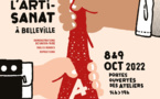 7e édition des Journées de l'Artisanat à Belleville - 8 et 9 octobre 2022