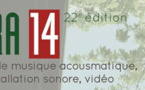 Futura, festival international de musique acousmatique, art radiophonique, installation sonore, vidéo du 21 au 23 août 2014, à Crest (Drôme)