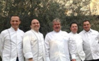 Dîner de Chefs Châteaux &amp; Hôtels Collection au profit des Restaurants du Cœur, à Pont de l'Isère (Drôme) le 4 décembre 2014