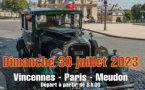 Le 30 juillet, 16e Traversée de Paris Estivale en véhicules d'époque