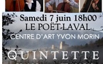 Le Poët-Laval (vieux Village) : Quintettes - Franck - Schubert. samedi 7 juin 18H00 