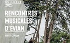 Rencontres musicales d'Evian du 25 juin au 5 juillet 2025