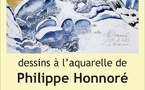 Ailhon (07) : Phillipe Honnoré, « L'Eau de Roche ». Expo d'aquarelles du 2 au 14 juillet 2025