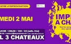 St Paul-3-Châteaux, Espace Coluche : Impro’A Chaud par la Cie L’IMPRODROME. Samedi 3 mai 26 à 20h30