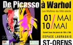 St-Orens (31650), Espace Lauragais : « De Picasso à Warhol, les maîtres du XXe siècle » du 1er au 10 Mai 2026
