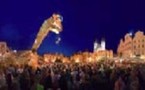 Bar-le-Duc (Meuse), 'Une mante religieuse géante dans les rues de Bar-le-Duc !' pour le festival RenaissanceS, 11 e édition. Du 3 au 6 juillet