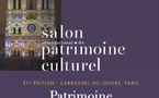 Paris, Carrousel du Louvre : « Patrimoine en lumières » - Salon International du Patrimoine Culturel 2026, 31e édition. 29 oct › 1 nov 2026