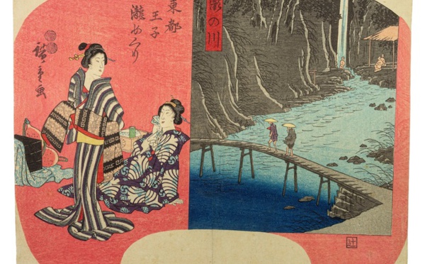 Paris, Musée national des arts asiatiques - Guimet : Hiroshige et l’éventail. Voyage dans le Japon du 19e siècle. Exposition du 15 février au 29 mai 2023