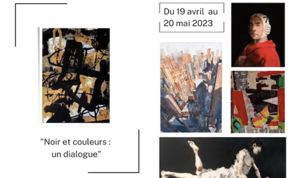 Paris, Galerie Arcturus : Noir et couleurs : un dialogue. Du 19/4 au 20/5/23