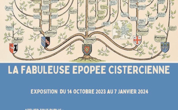 Abbaye du Thoronet, exposition La fabuleuse épopée cistercienne, du 14 octobre 2023 au 7 janvier 2024