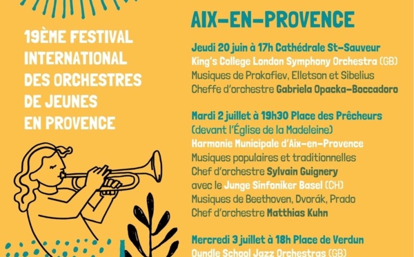 Aix-en-provence. Festival International des Orchestres de Jeunes en Provence : King's College London Symphony Orchestra