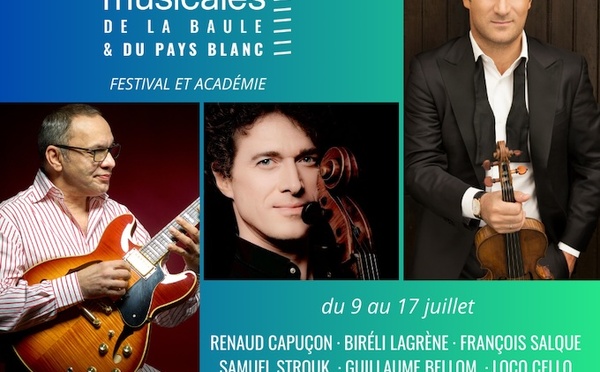 Rencontres Musicales de La Baule et du Pays Blanc - Festival &amp; Académie - du 9 au 17 juillet 2025