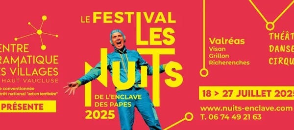 Valréas : Les Nuits de l'Enclave du 18 au 27 juillet 2025