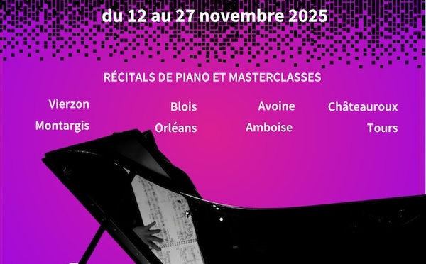 Svetlana Andreeva, piano. Tournée en Région Centre-Val de Loire - Du 12 au 27 novembre 2025