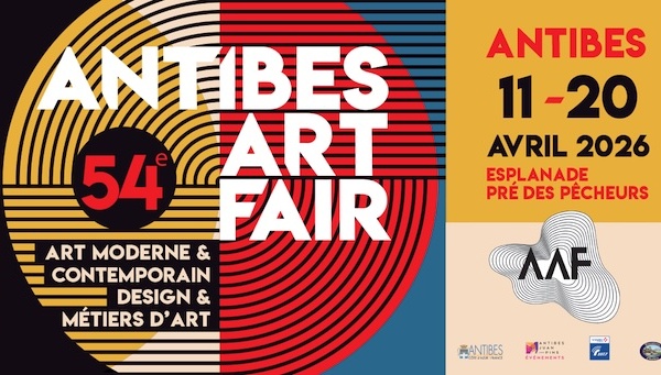 54e édition du Salon Antibes Art Fair du 11 au 20 avril 2026