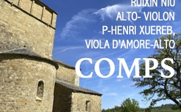COMPS (26), Eglise Romane : concert Guitare Manouche-Jazz-Classique. Le 31 mai 26 à 19H