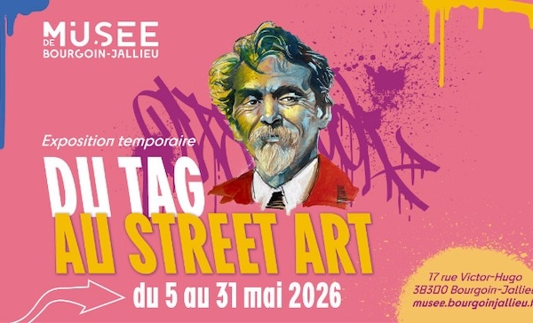 Bourgoin-Jallieu, Musée : Exposition Du Tag au Street Art. Du 5 au 31 mai 2026