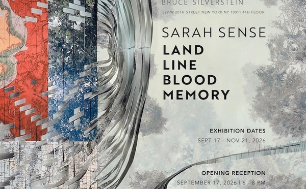 New-York, Bruce Silverstein Gallery : « Sarah Sense: Land, Line, Blood, Memory ». 17 sept - 21 nov 2026