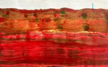   Marine Wallon, Istan, 2024, Gouache et pastel à l’huile sur papier, 31 x 41 cm, Encadrement : 51 x 42 cm